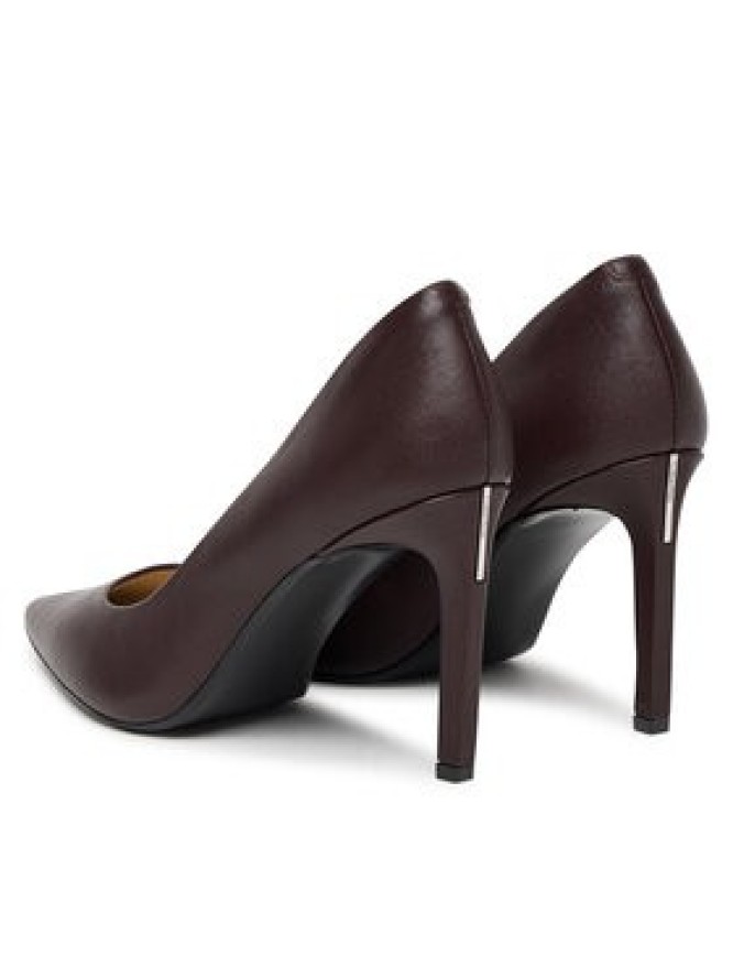 Calvin Klein Szpilki Ess Stiletto 90 HW0HW02608 Bordowy