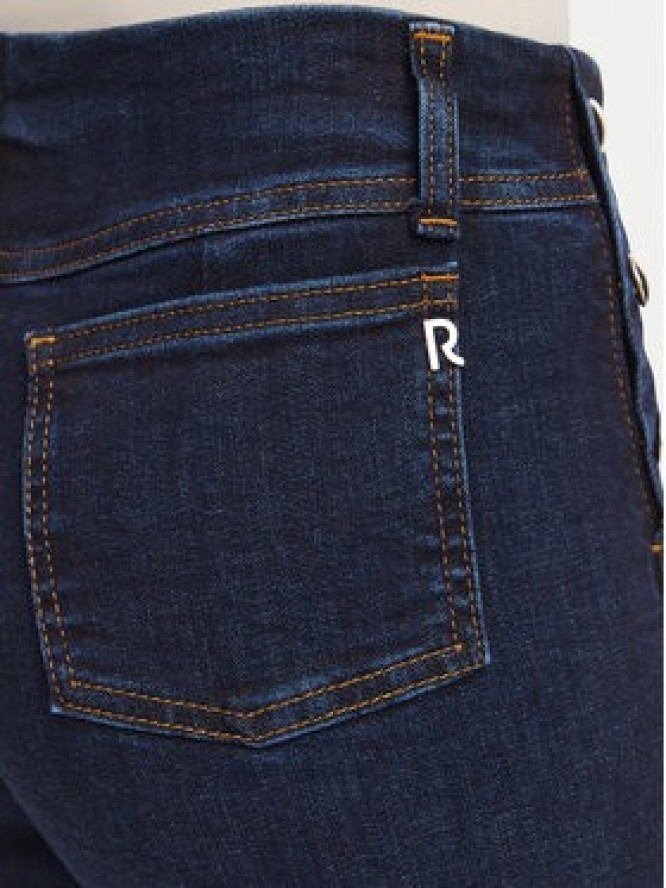 Rinascimento Jeansy CFC0130003003 Granatowy Wide Leg
