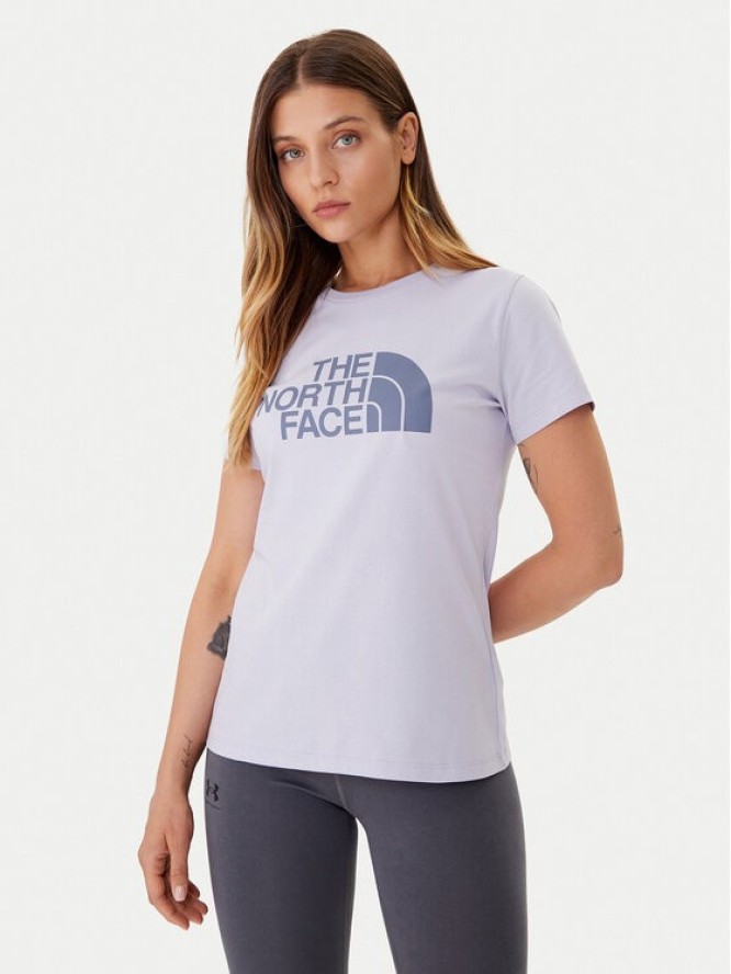 The North Face T-Shirt Easy NF0A8A6D Fioletowy Regular Fit