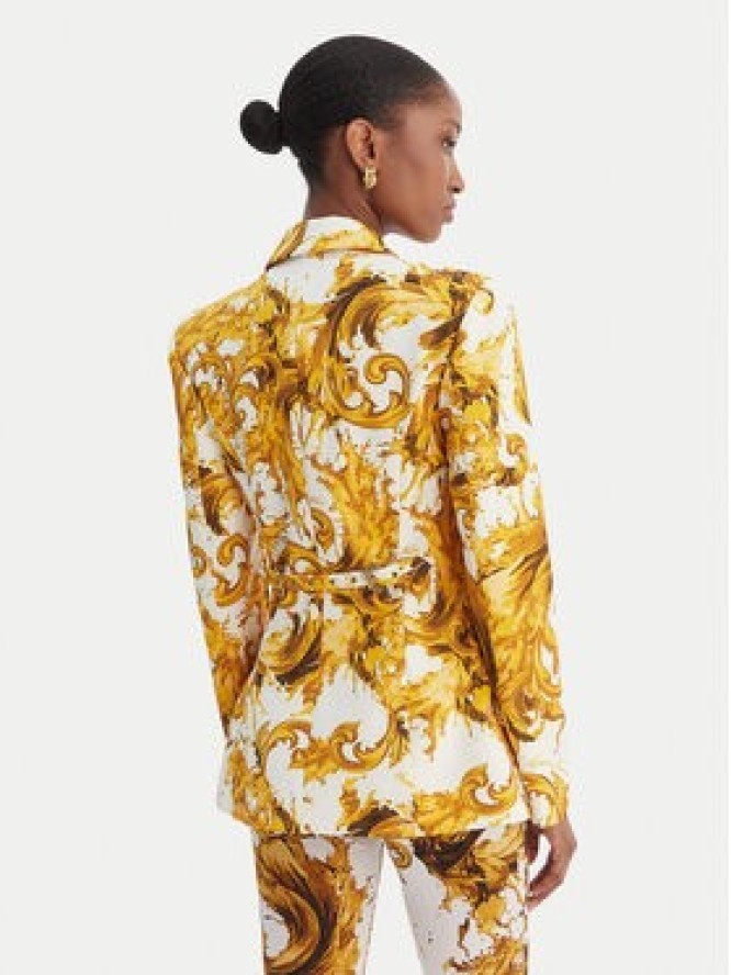 Versace Jeans Couture Marynarka 80HAQ702 NS756 Biały Slim Fit