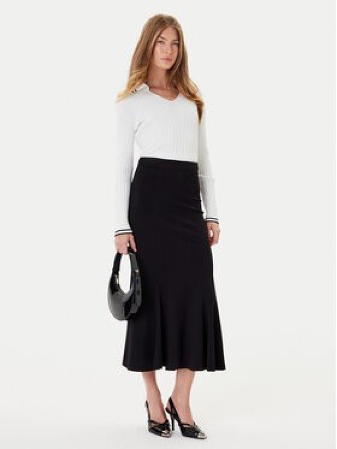 PINKO Sweter Linosa 105418 A2PS Biały Regular Fit