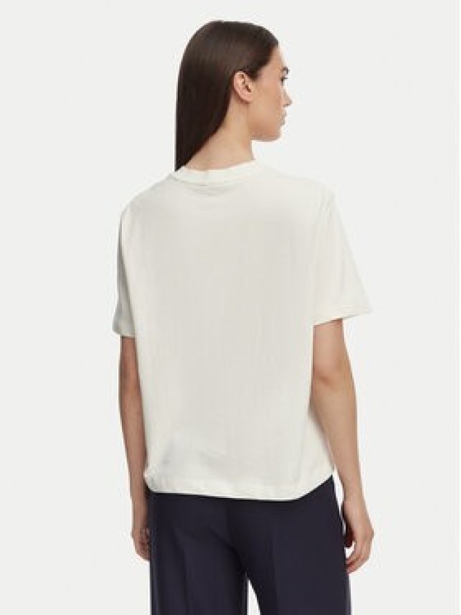 Tommy Hilfiger T-Shirt Crest WW0WW48713 Biały Relaxed Fit