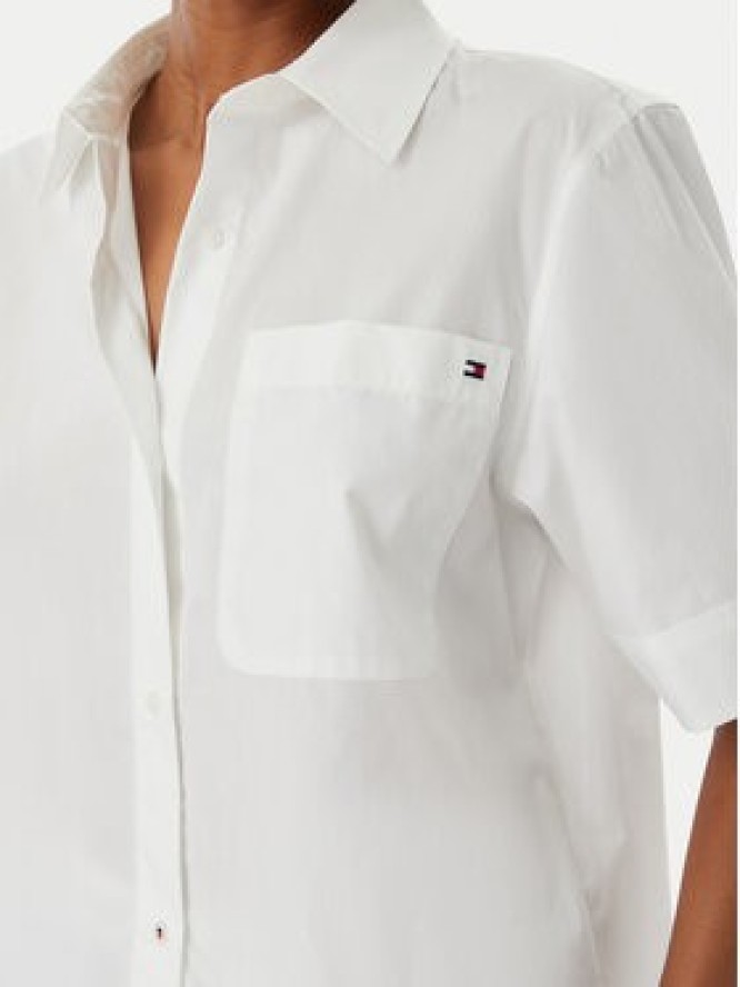 Tommy Hilfiger Koszula WW0WW48899 Biały Relaxed Fit