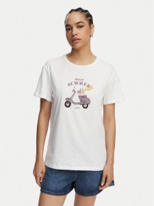 Liu Jo T-Shirt WA6502 JS923 Biały Regular Fit