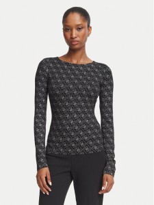 Guess Bluzka W6BP26 K6284 Czarny Slim Fit