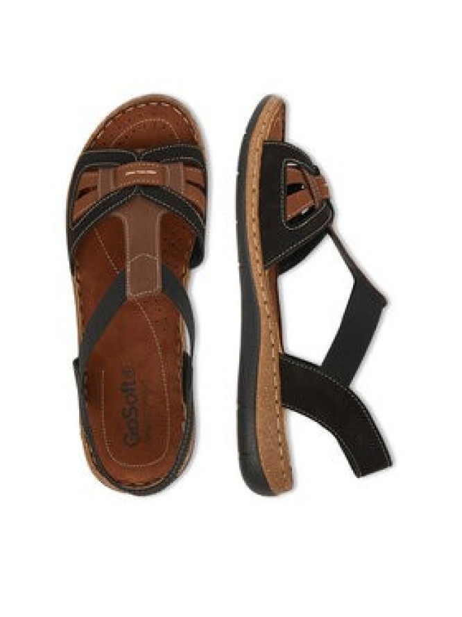 Go Soft Sandały CEO-WI23-4773-08 Czarny