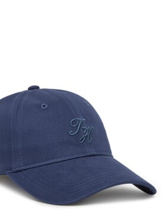 Tommy Hilfiger Czapka z daszkiem Embroidered Cap AW0AW17489 Granatowy