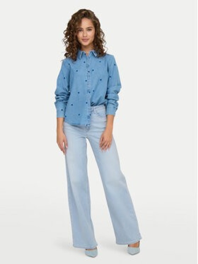 ONLY Jeansy Madison 15338289 Błękitny Wide Leg