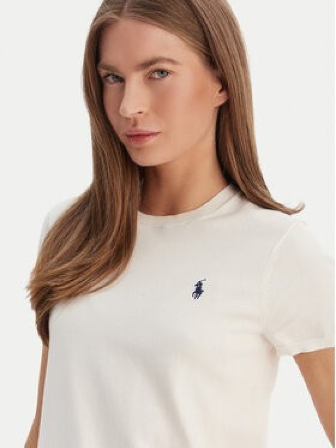 Polo Ralph Lauren T-Shirt 211971872003 Écru Slim Fit