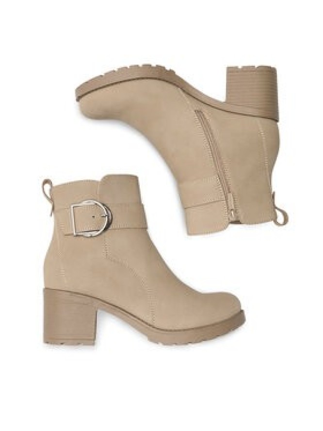 Clara Barson Botki WS2902-06 Beżowy