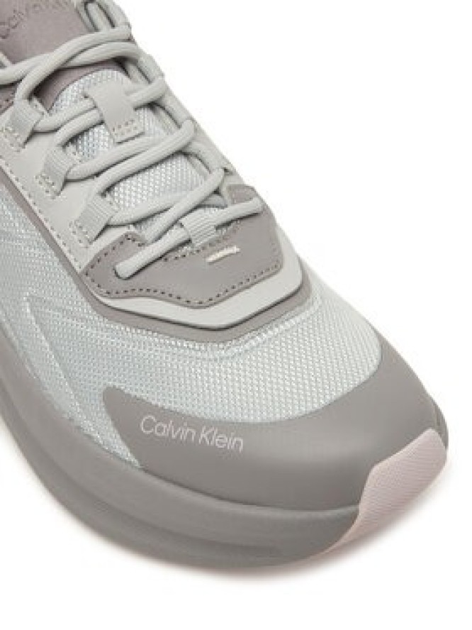 Calvin Klein Sneakersy Chunky Runner Laceup Hf Blst Ny HW0HW03111 Szary