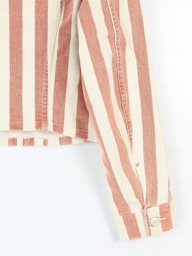 LEE CROPPED RIDER JACKET DAMSKA KURTKA JEANSOWA TERACOTTA L54CLIMG 112112762