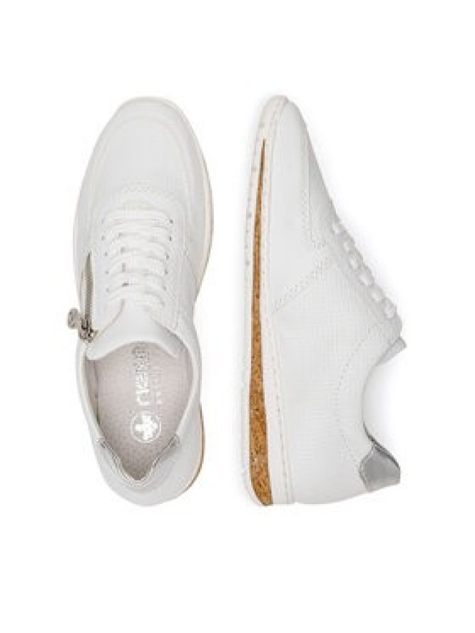 Rieker Półbuty N5127-80 Biały