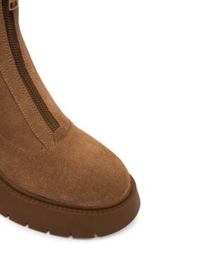 Coach Botki Leah Platform CCH85 Brązowy