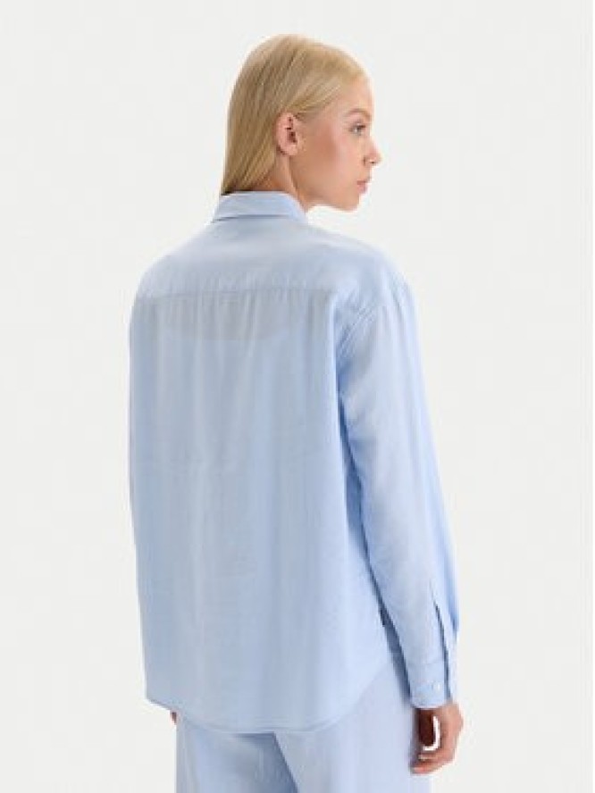 Nautica Koszula W126-NALST-1019-23X Błękitny Regular Fit