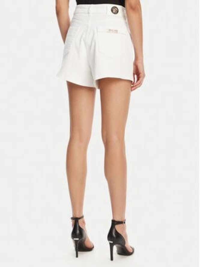 Versace Jeans Couture Szorty jeansowe 78HAD514 Biały Straight Fit