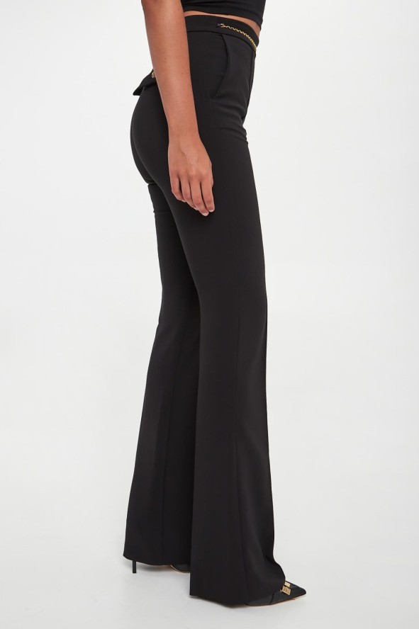 Spodnie damskie z krepy ELISABETTA FRANCHI