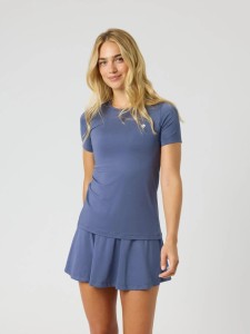 ACE SLIM T-SHIRT z recyklingowanego poliestru – NIGHTSHADOW BLUE