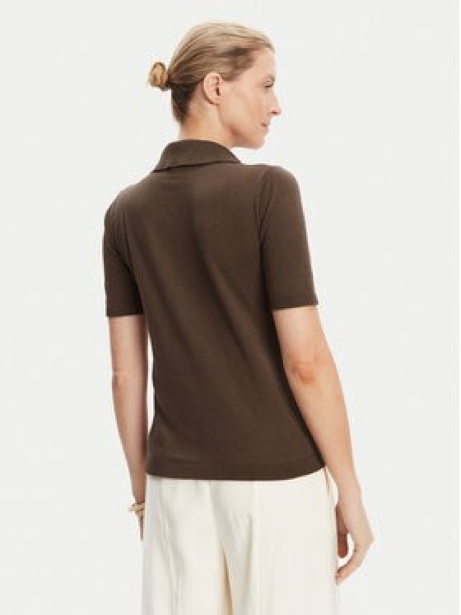 Weekend Max Mara Polo Roncolo 2525366071 Brązowy Regular Fit