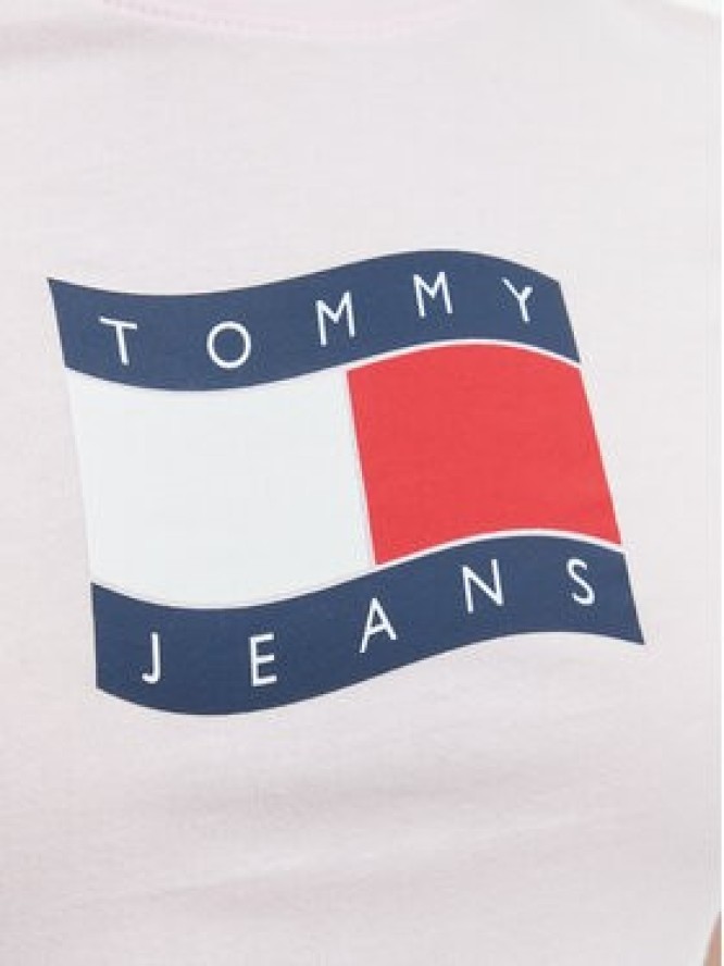 Tommy Jeans T-Shirt DW0DW22781 Różowy Regular Fit