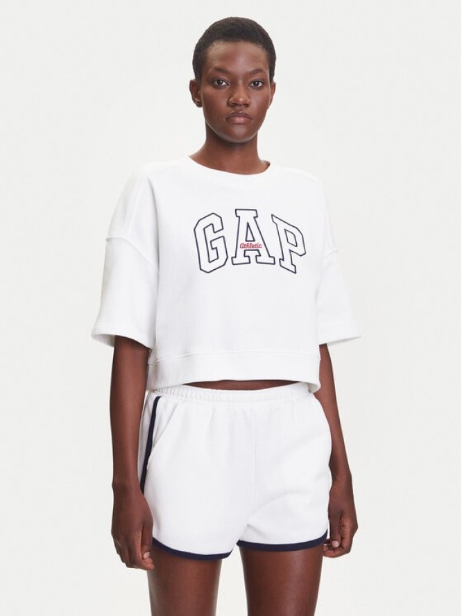 Gap Bluza 778442-02 Biały Oversize