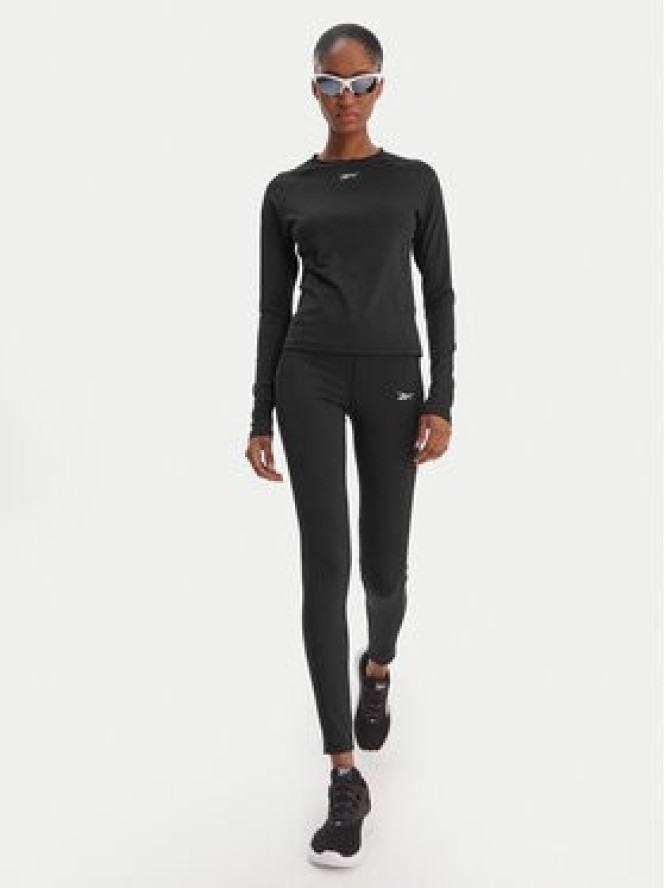 Reebok Koszulka techniczna RK25604CCW Czarny Slim Fit