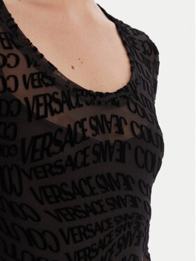 Versace Jeans Couture Sukienka koktajlowa 79HAO920 JS490 Czarny Slim Fit