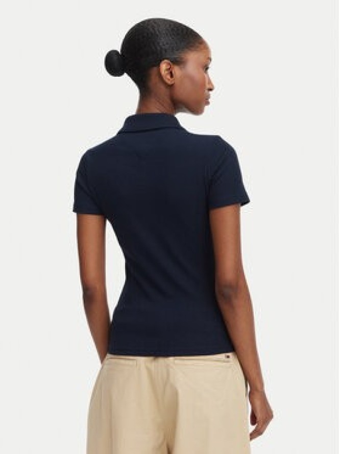 Tommy Jeans Polo DW0DW22327 Granatowy Slim Fit