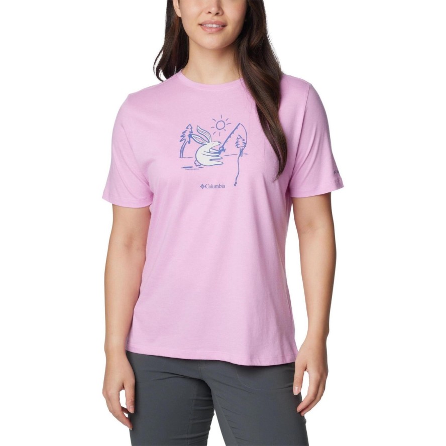 Koszulka damska Columbia Bluebird Day Relaxed Crew Neck z krótkim rękawem