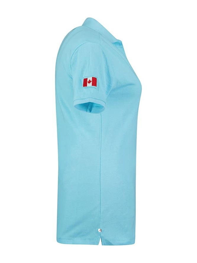 Canadian Peak Koszulka polo "Kellyeak" w kolorze błękitnym rozmiar: XXL