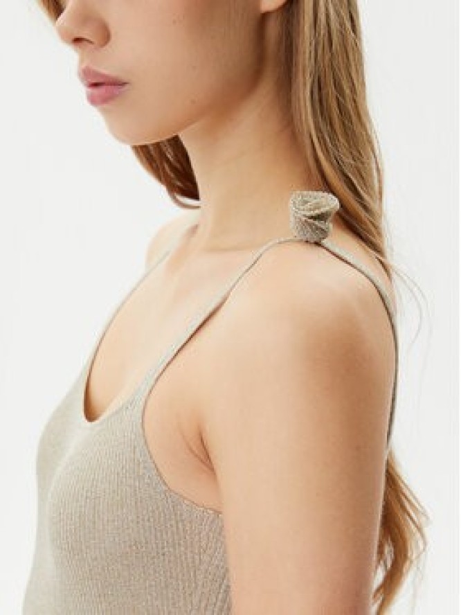 Marella Sukienka dzianinowa Porto1 2513321121 Beżowy Slim Fit