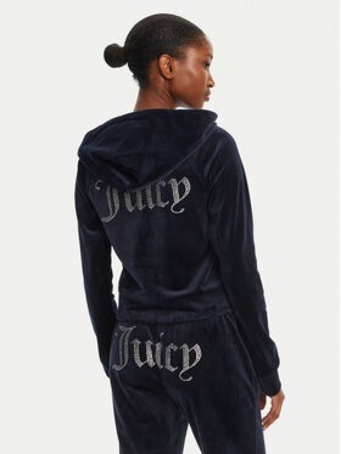 Juicy Couture Bluza Madison JCWA122001 Granatowy Slim Fit