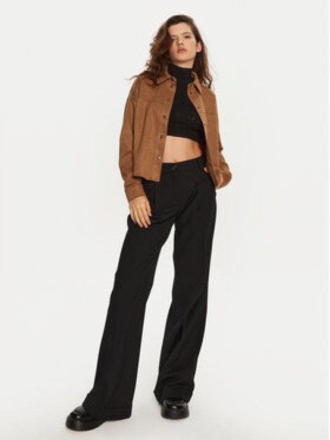 JDY Kurtka z imitacji skóry Sif 15347602 Brązowy Regular Fit