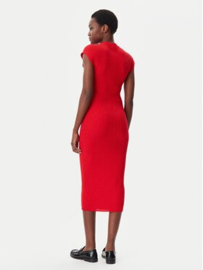 Tommy Hilfiger Sukienka codzienna WW0WW44493 Czerwony Slim Fit