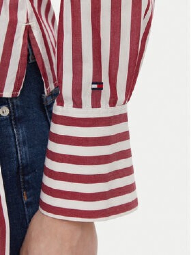 Tommy Hilfiger Bluzka WW0WW49650 Czerwony jasny Regular Fit