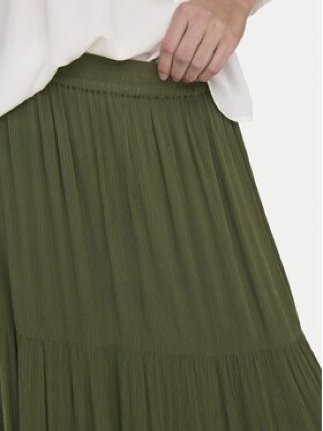 ONLY Spódnica maxi Mikka 15324808 Zielony Regular Fit