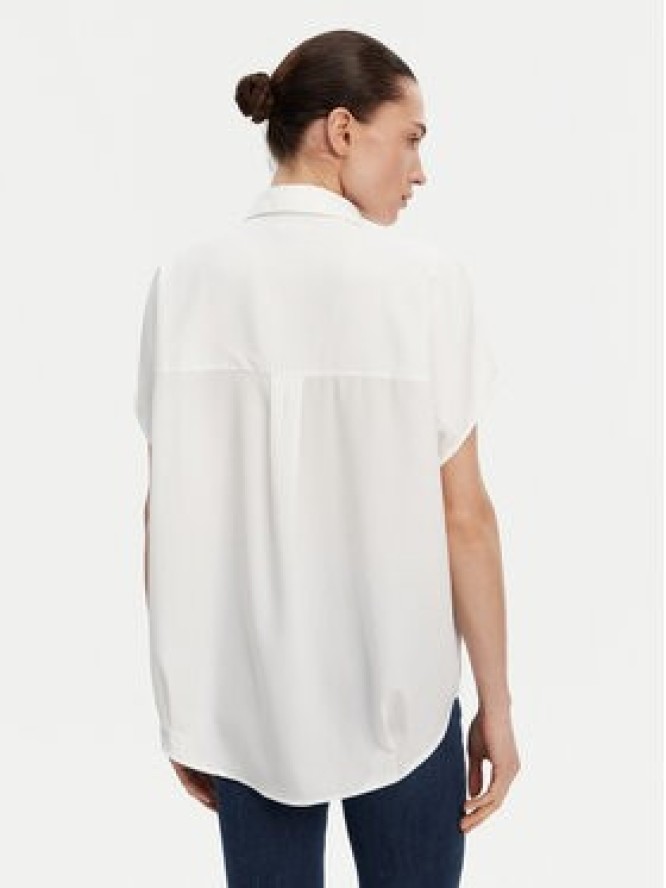 French Connection Bluzka 72MZN Biały Relaxed Fit