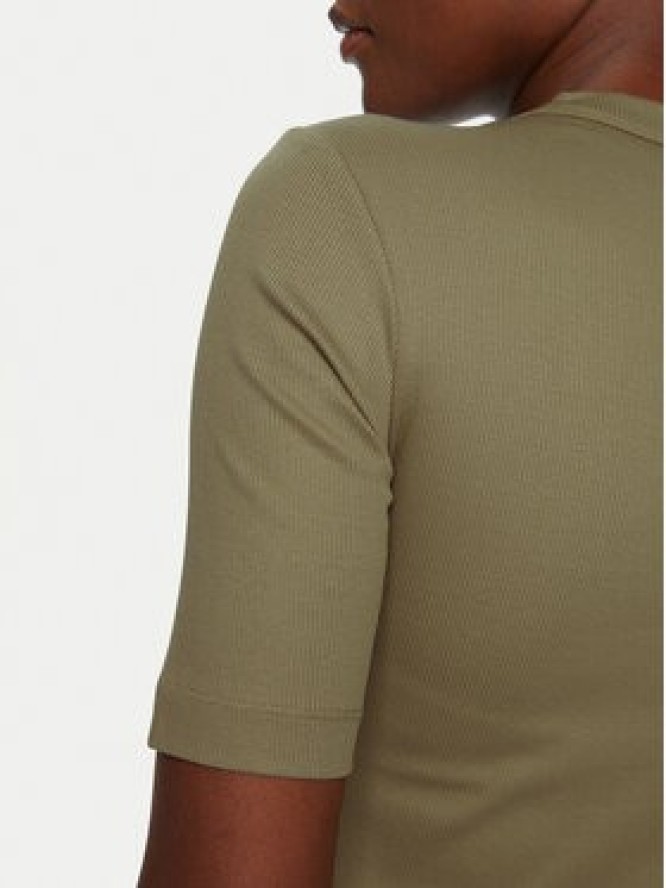 IVY OAK T-Shirt Kristin IO1100X2351 Khaki Slim Fit