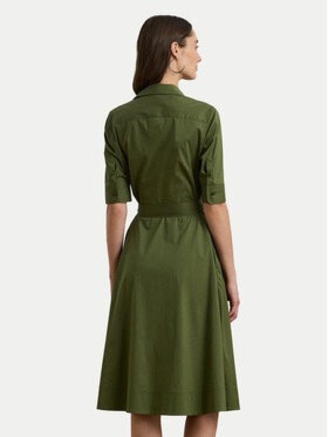 LAUREN RALPH LAUREN Sukienka koszulowa 200748950014 Zielony Regular Fit