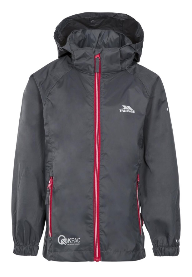 Trespass Qikpac X – unisex pakowalna kurtka Flint