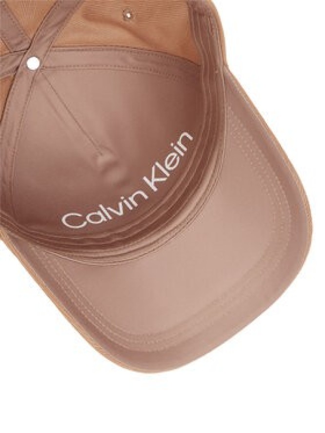 Calvin Klein Czapka z daszkiem Corduroy Cotton Cap K60K612894 Brązowy