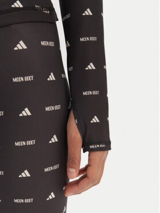adidas Legginsy Moon Boot JM8912 Czarny Slim Fit