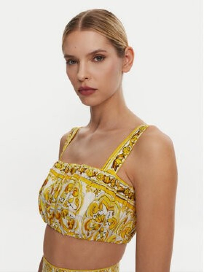 Dolce&Gabbana Top F755PT HH5EA Żółty Regular Fit