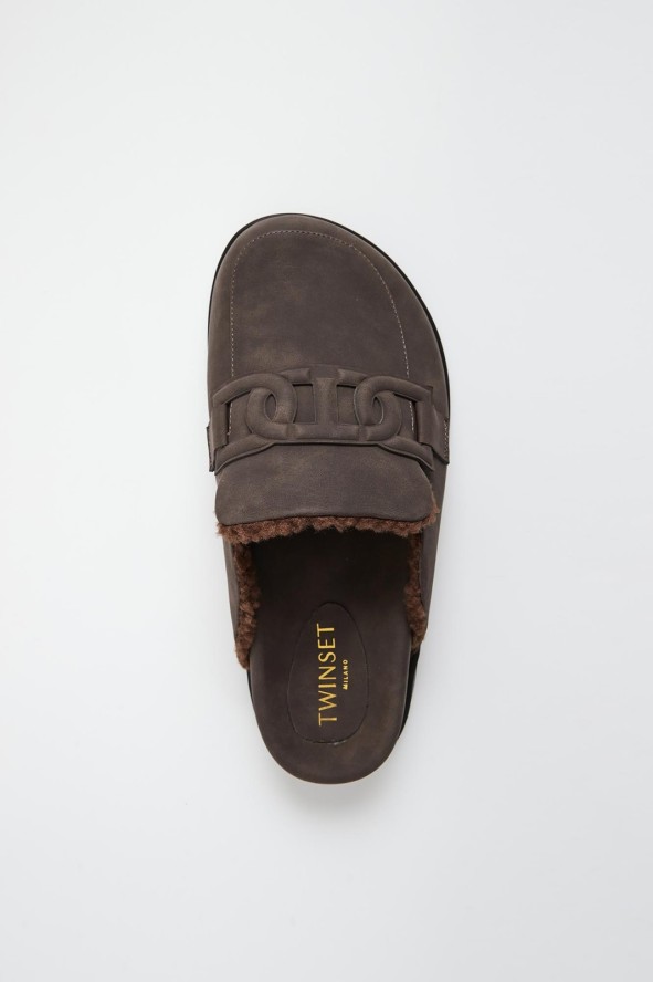 Klapki mule damskie TWINSET