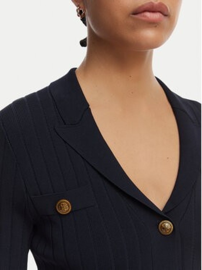 Guess Kardigan W5YR11 Z0130 Granatowy Regular Fit