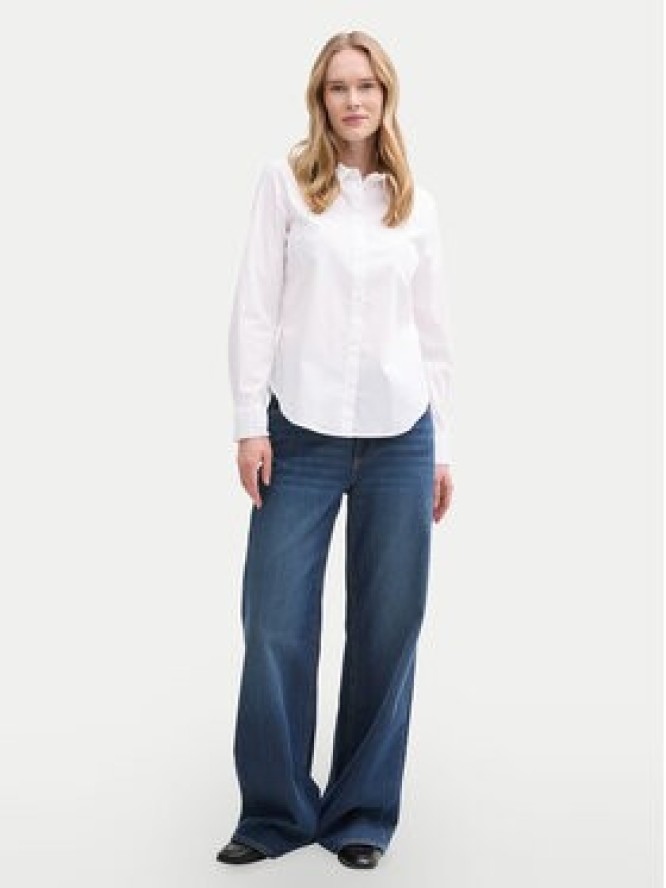 Tom Tailor Koszula 1045243 Biały Regular Fit