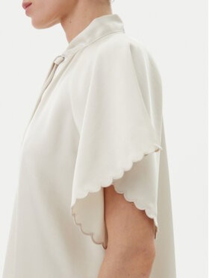 Bruuns Bazaar Bluzka Beckia Wendi BBW4439 Écru Regular Fit