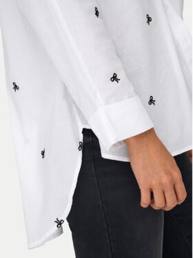 ONLY Koszula 15283743 Biały Box Fit