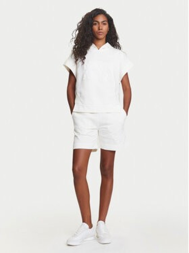 Emporio Armani Bluza EW000775 AF12186 U1131 Biały Loose Fit