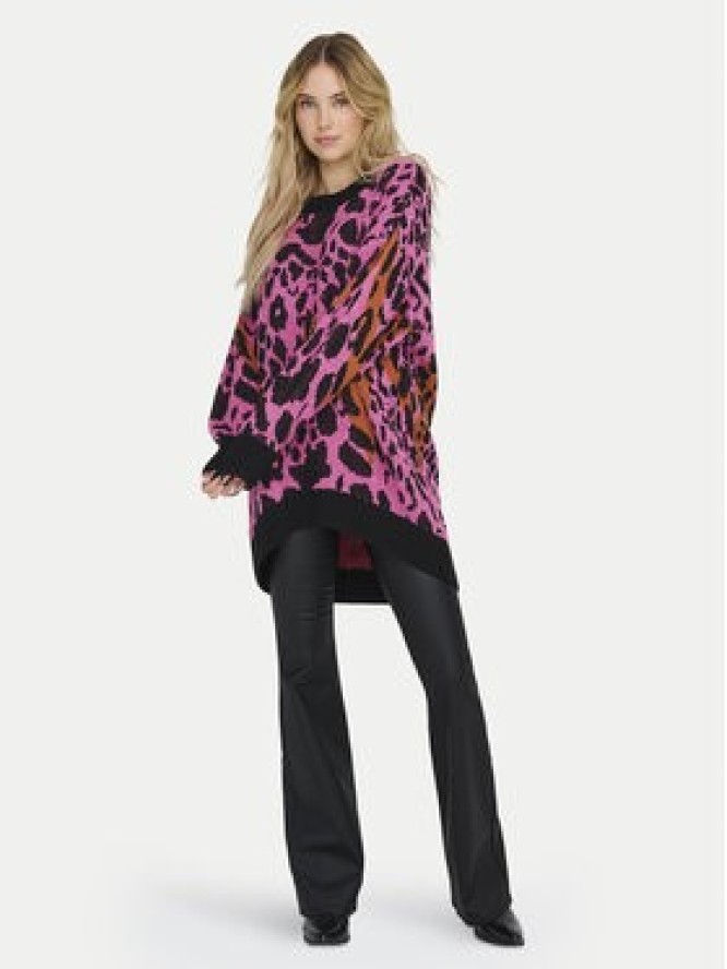 ONLY Sweter Helena 15332159 Różowy Oversize